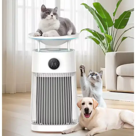 In che modo un purificatore d'aria per animali domestici con filtro Hepa portatile può migliorare la qualità dell'aria interna per i proprietari di animali domestici?
